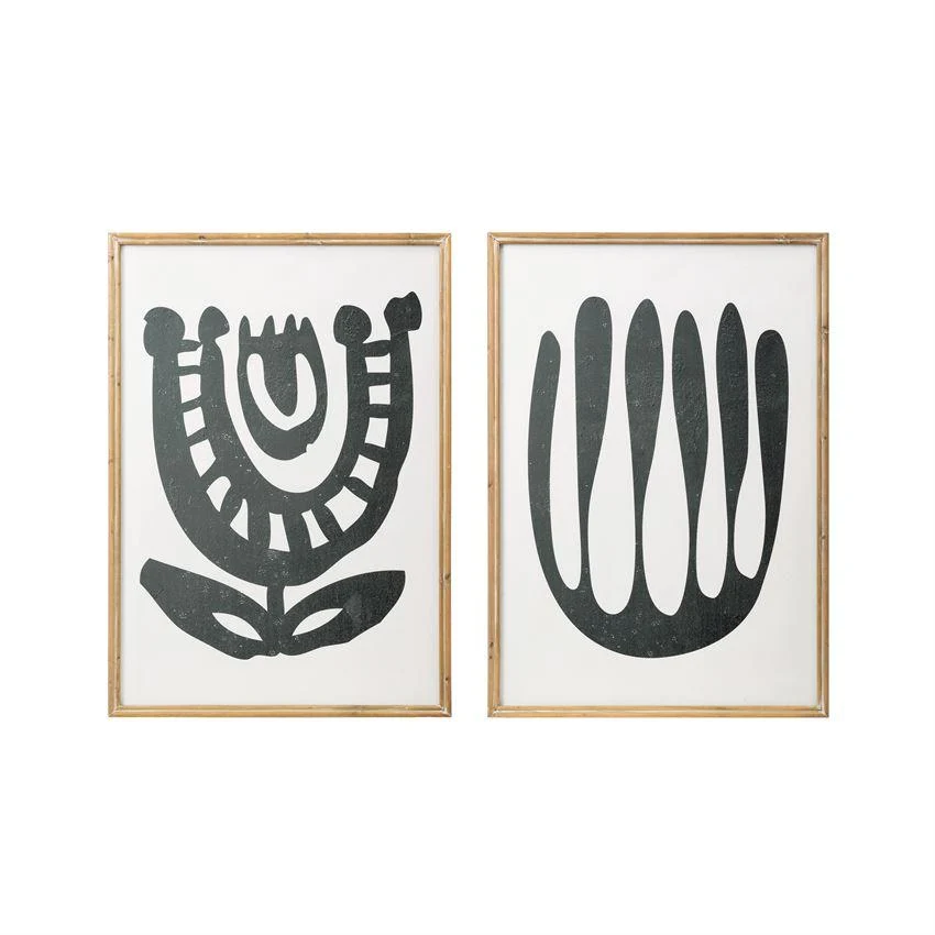 Abstract Floral Wall Art