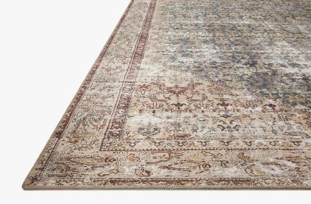 Amber Lewis X Loloi Georgie Rug in Teal/Antique - Image 5