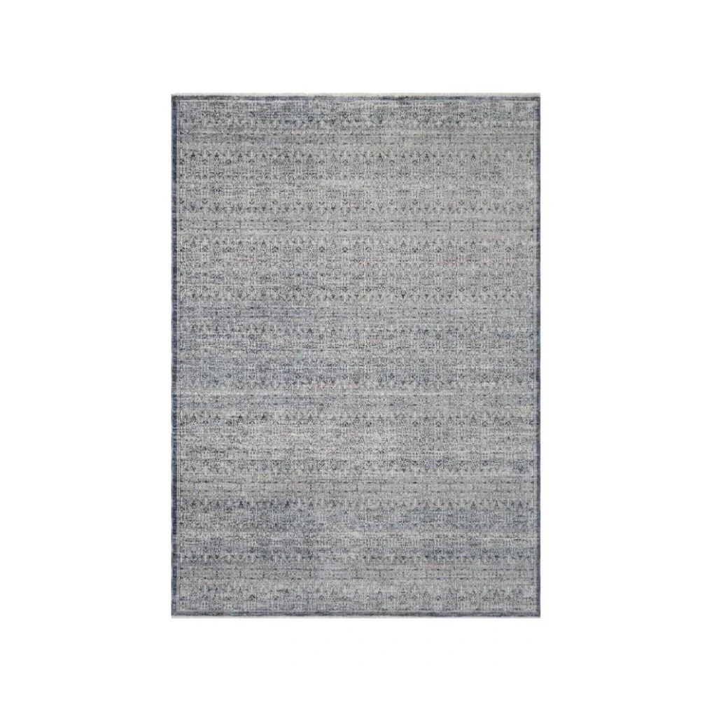 Amber Lewis X Loloi Zuma Rug in Denim/Ivory