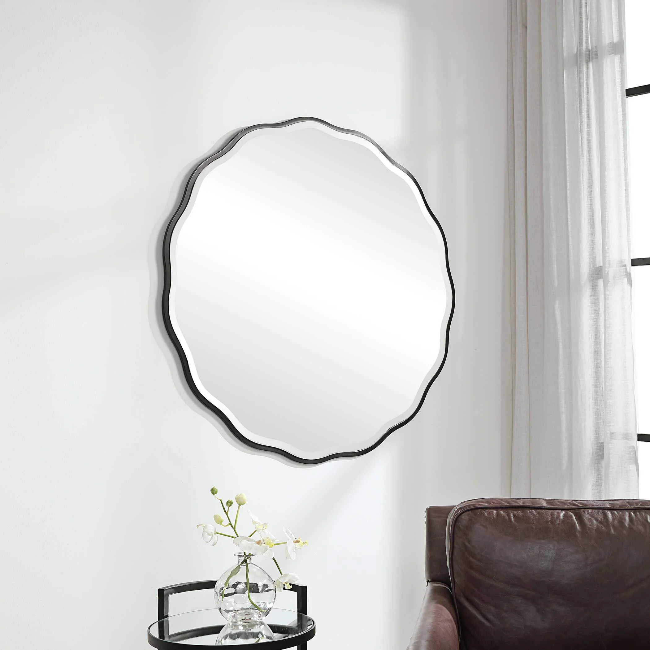 Aneta Round Mirror - Image 4