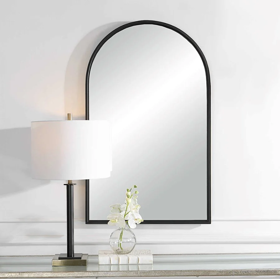 Arched Top Framed Mirror - Image 4