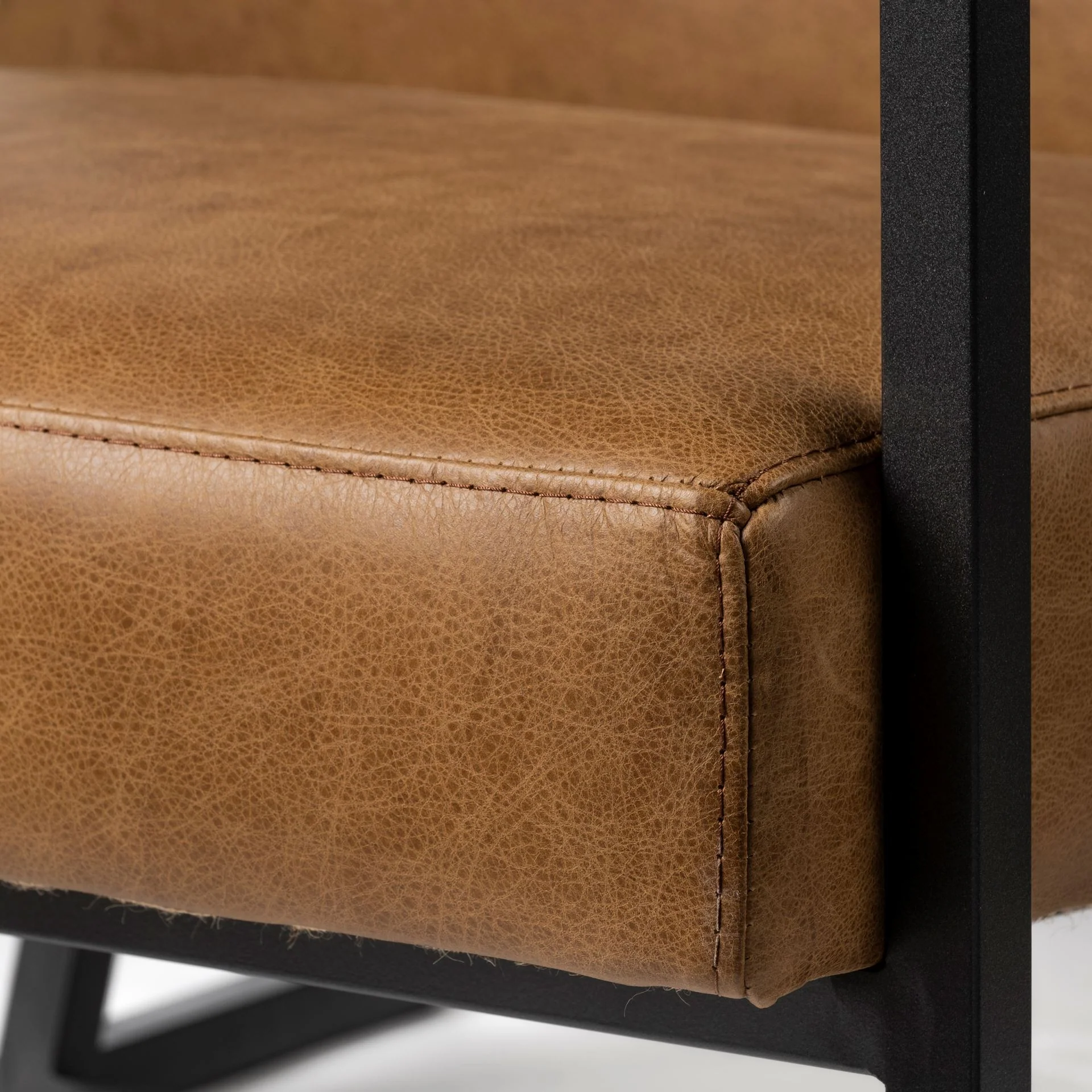 Armelle Leather Accent Chair - Image 8
