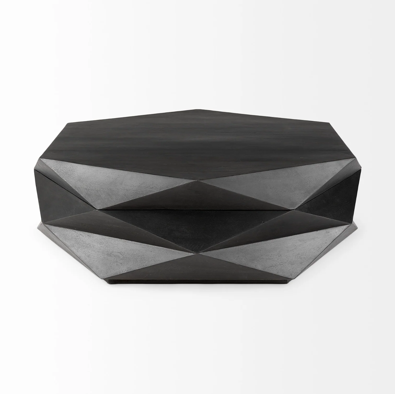 Arreto Hexagonal Storage Coffee Table - Image 4