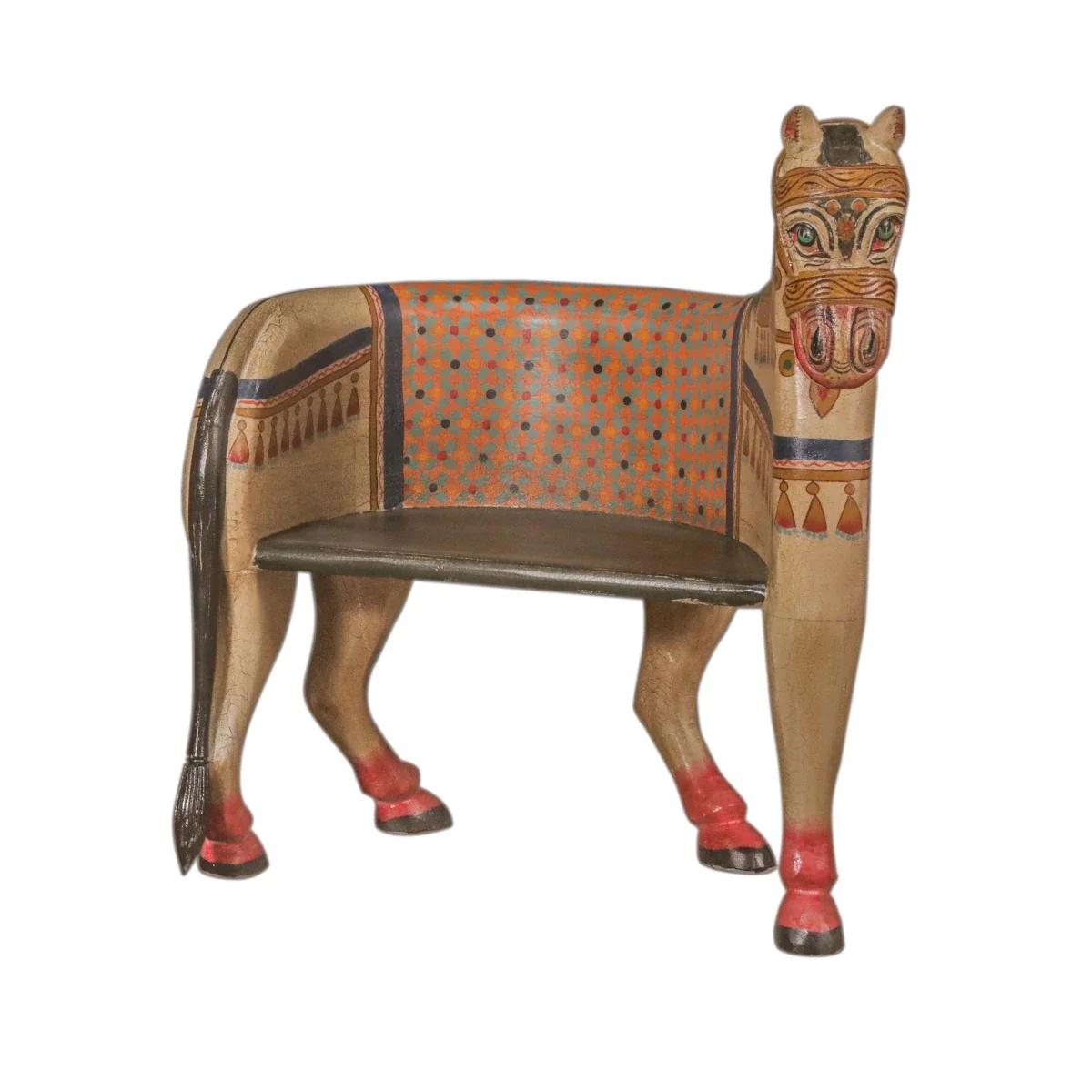 Artisan Crafted Horse Head Chair - Image 2
