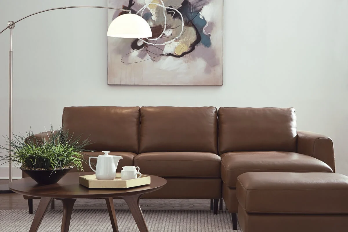 Atticus Leather Sectional - Image 6