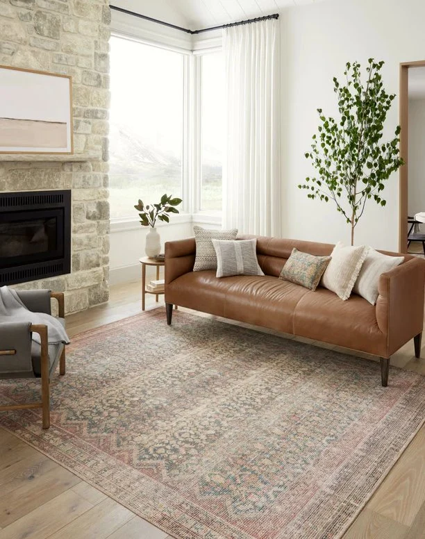 Angela Rose X Loloi Aubrey Rug in Ocean/Spice - Image 7