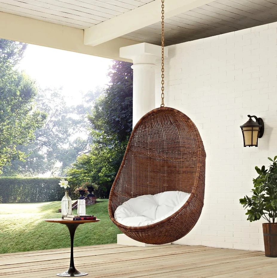 Bean Outdoor Patio Swing Chair Without Stand - Image 2