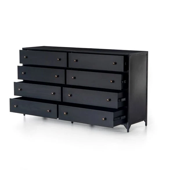 Belmont 8 Drawer Metal Dresser - Image 6