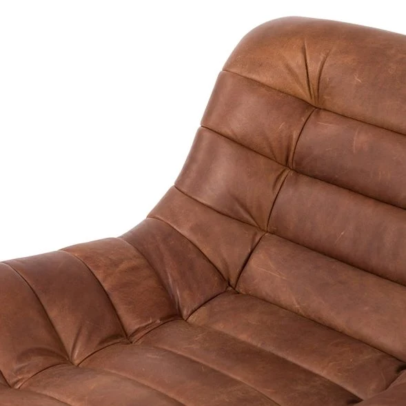 Binx Leather Swivel Chair - Image 4
