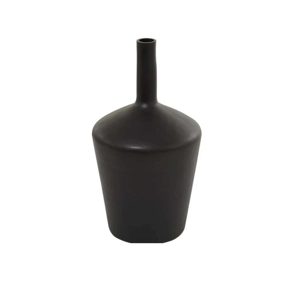 Black Glass Vase - Image 2