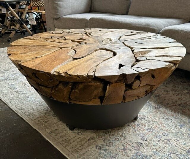 Final Sale - Bruno Reclaimed Teak Coffee Table