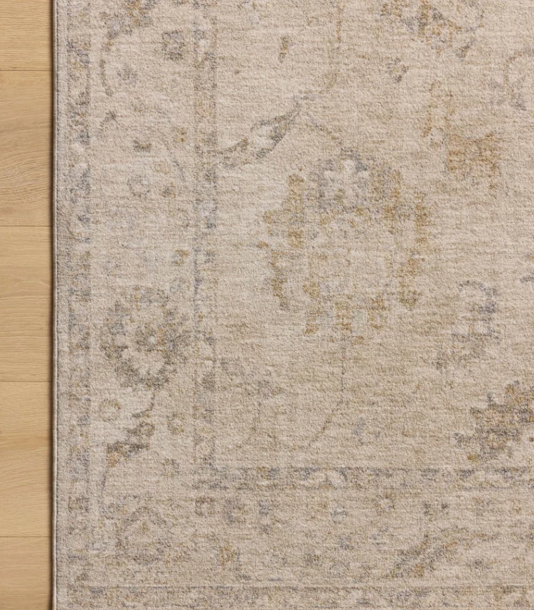 Chris Loves Julia X Loloi Louisa Rug in Oatmeal/Slate - Image 2
