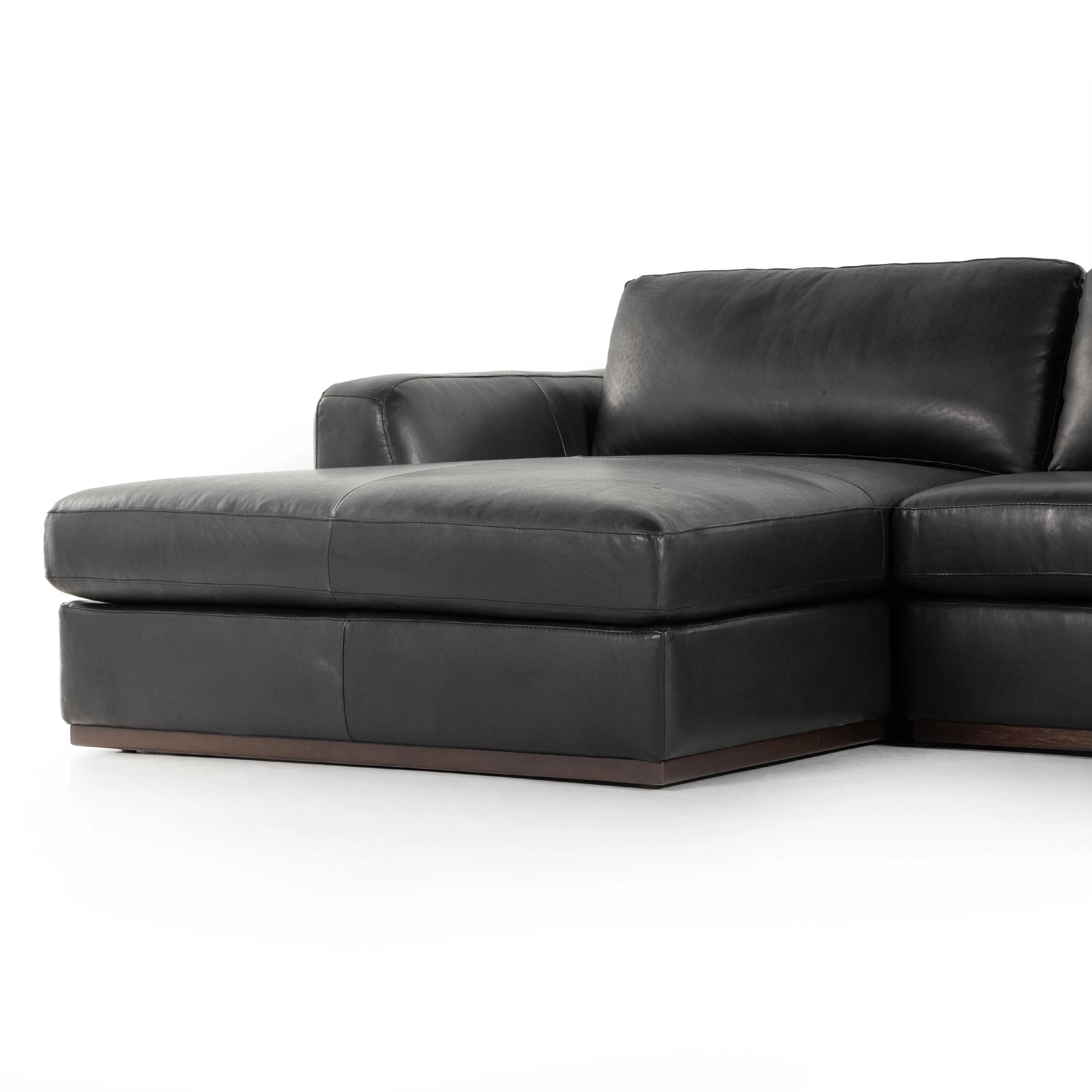 Colt 2 Piece Leather Sectional - Image 4