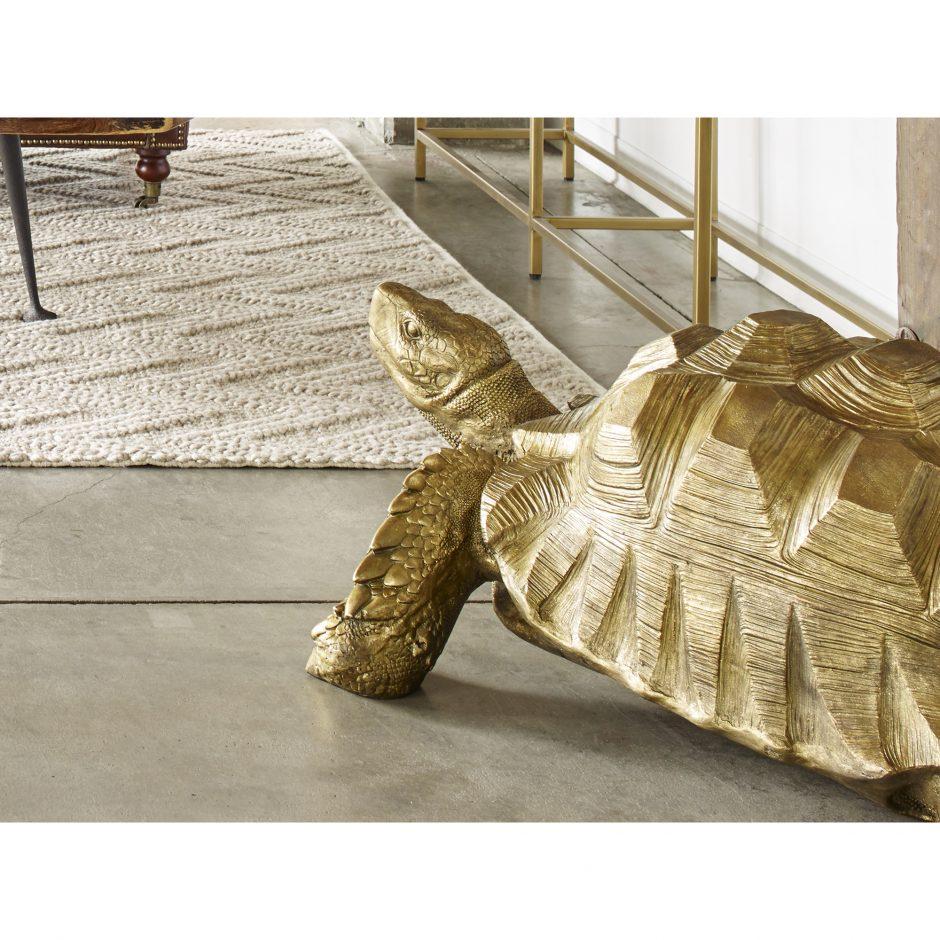 Golden Turtle Sculpture - Image 3