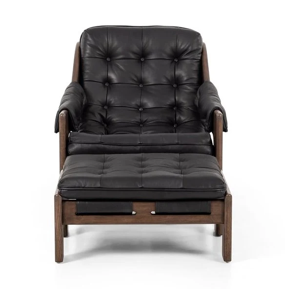 Halston Chair w/Ottoman - Image 3