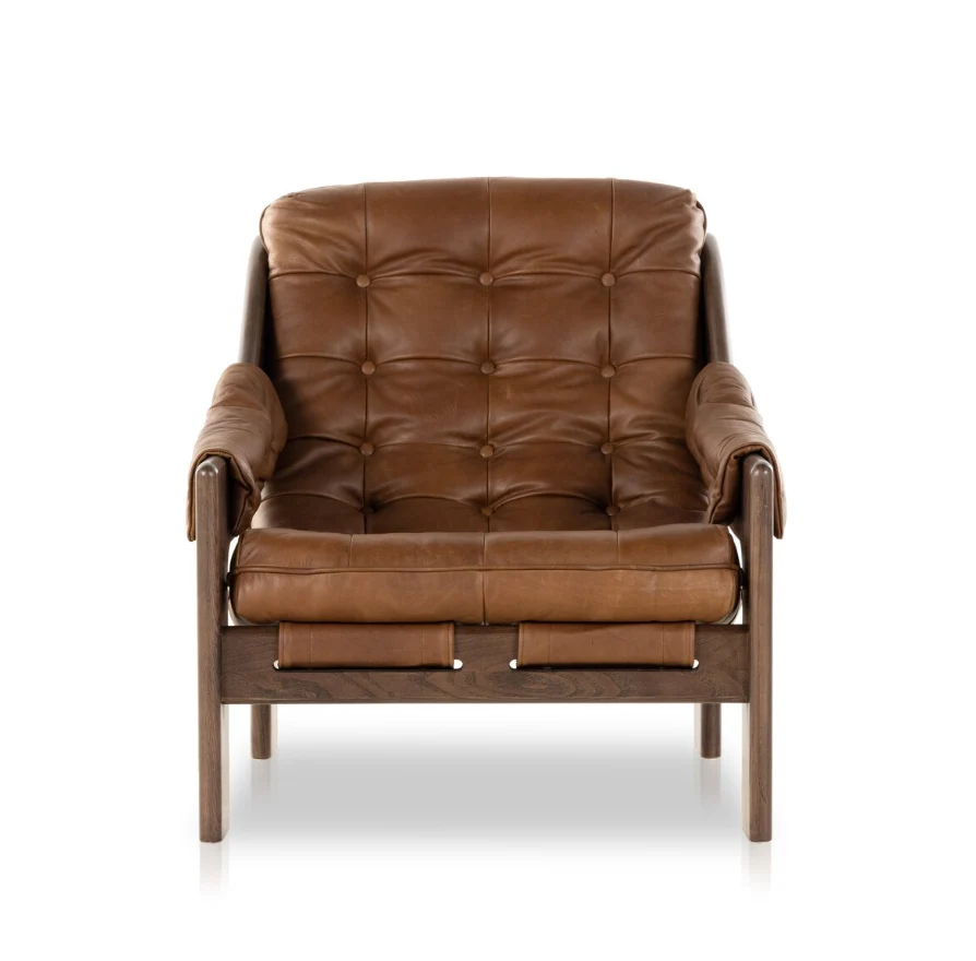 Halston Leather Chair - Image 13