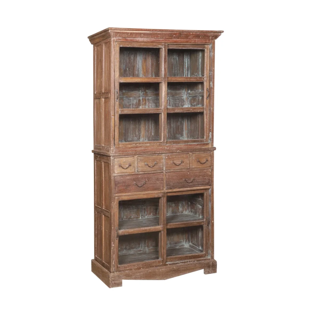 Handcrafted Cabinet with Glass - Image 3