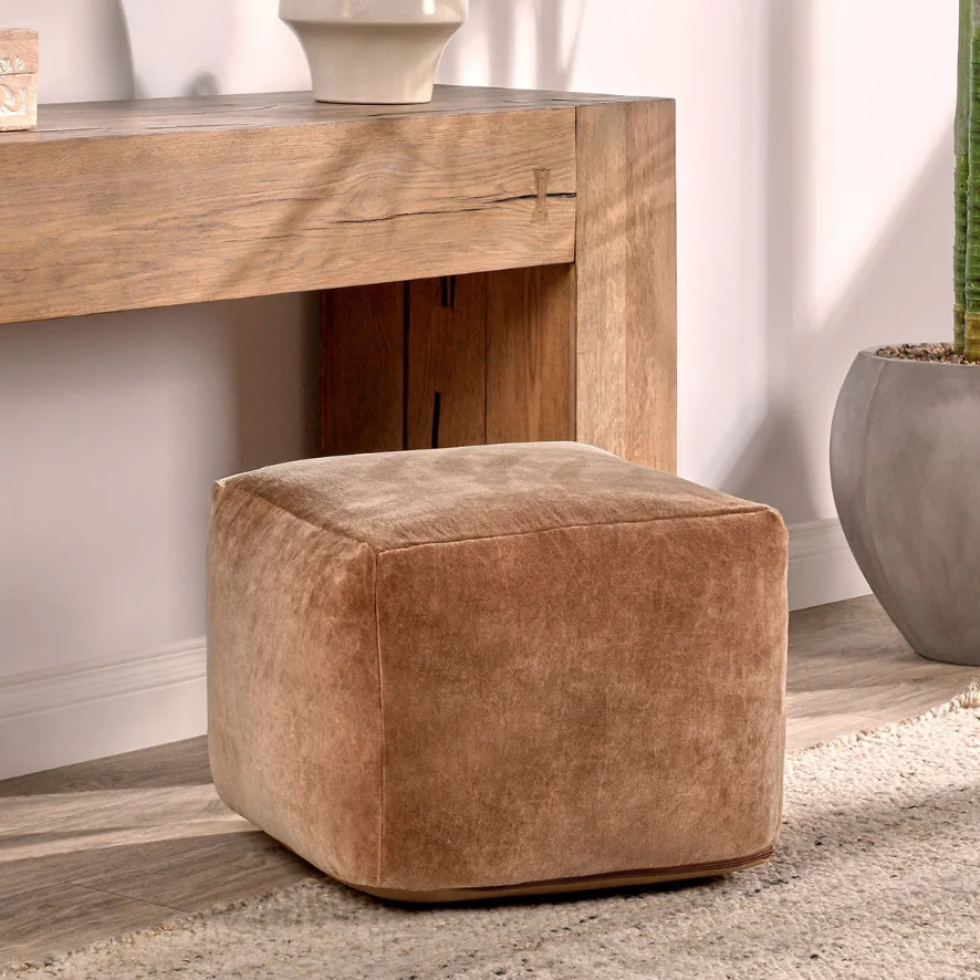 Heirloom Velvet Pouf - Image 5