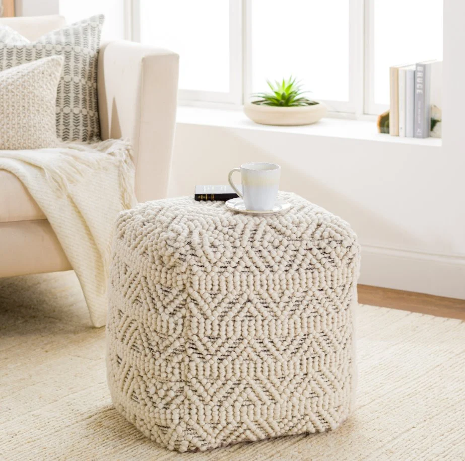 Hygge Woven Pouf - Image 6