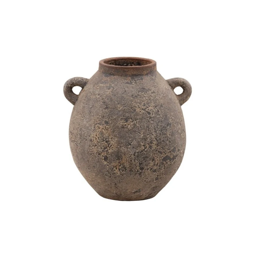 Indigo Terracotta Vase