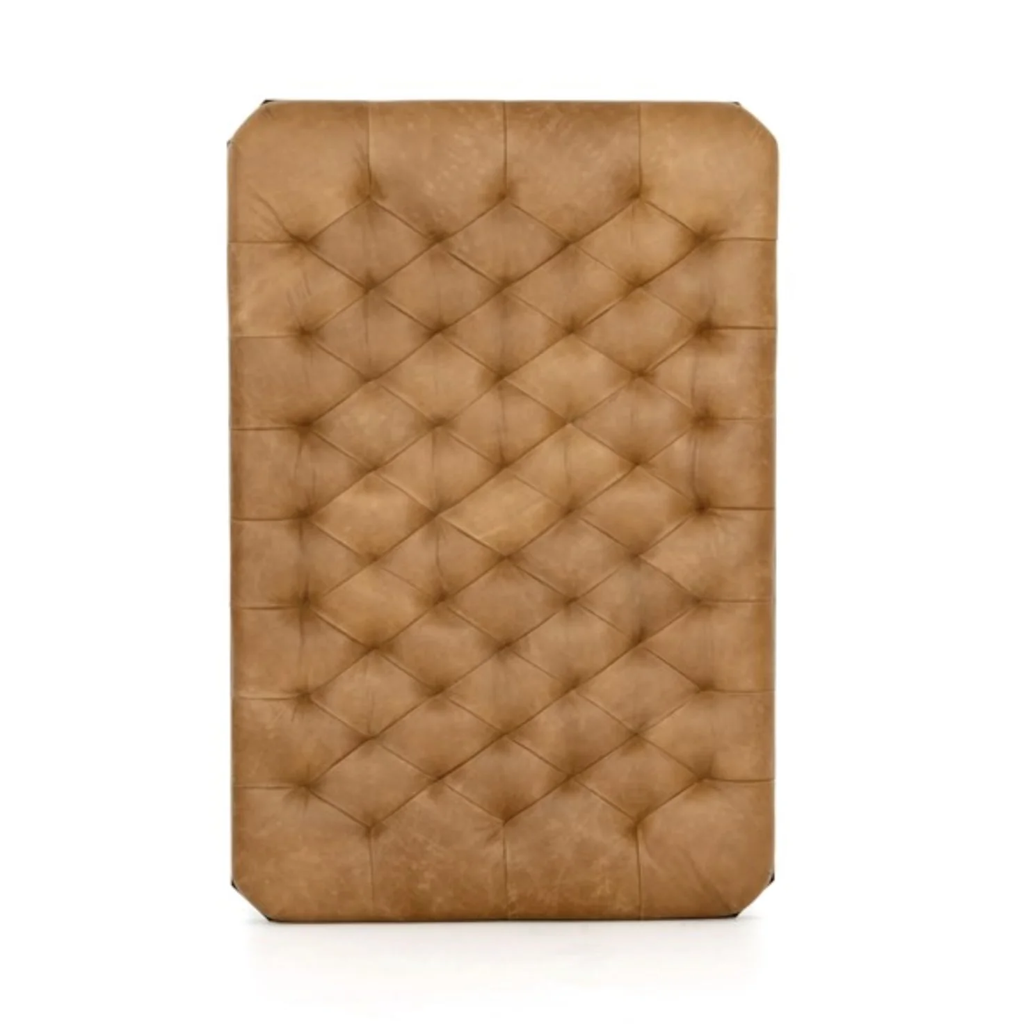 Isle Leather Ottoman - Image 3