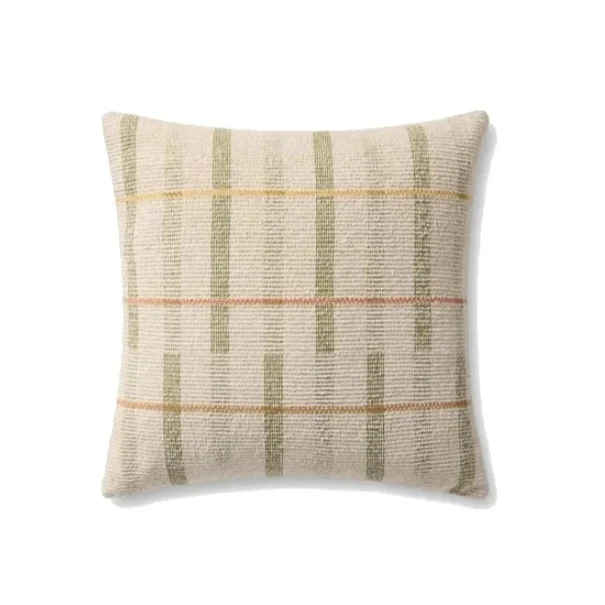 Ivory/Green Pillow