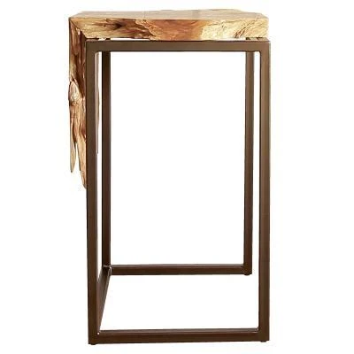 Jansen Reclaimed Teak Side Tables - Image 12