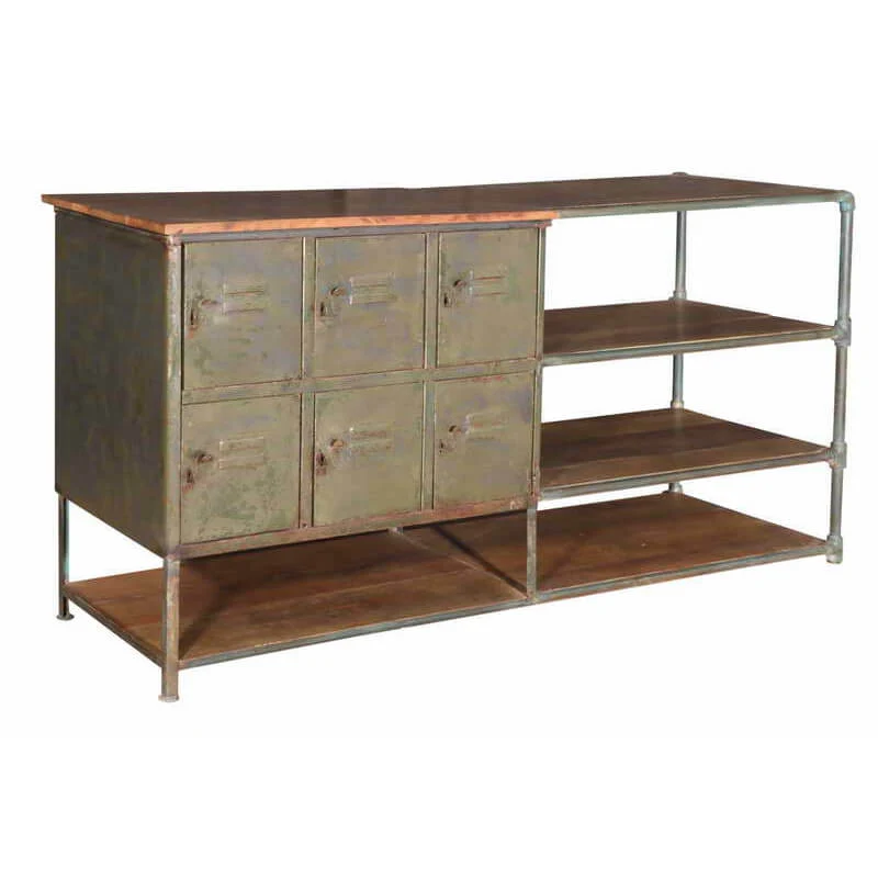 Large Reclaimed Locker Cabinet - Image 3