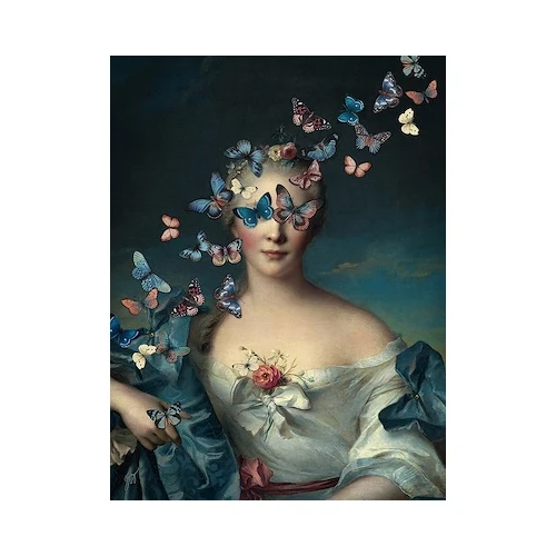 Mademoiselle Butterfly II Wall Art