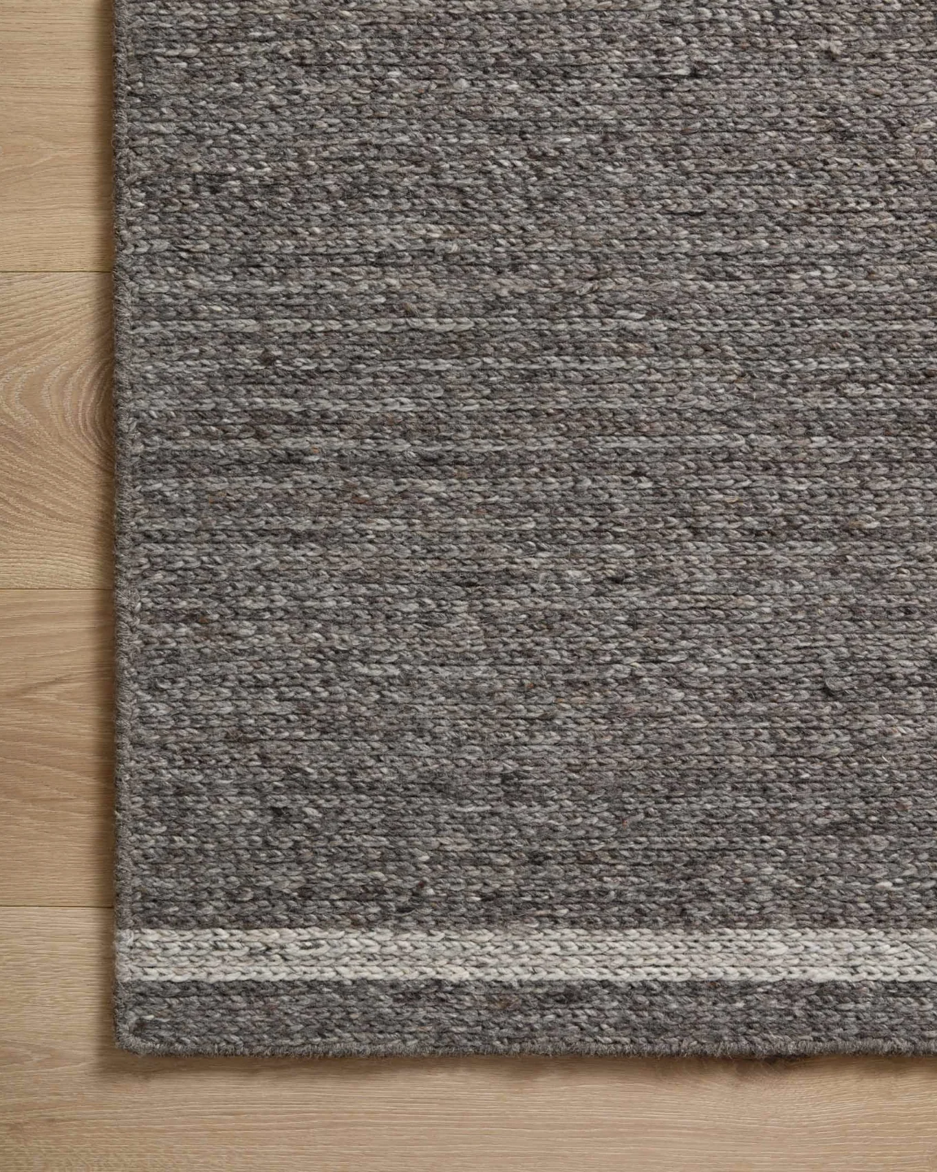 Magnolia Home By Joanna Gaines X Loloi Ashby Rug in Granite/Silver - Image 2