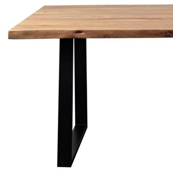 Manzanita Natural Acacia Dining Table - Image 4