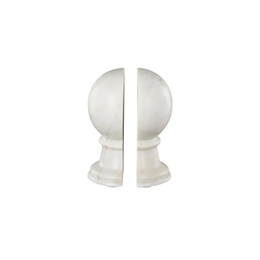 Marble Globe Bookends