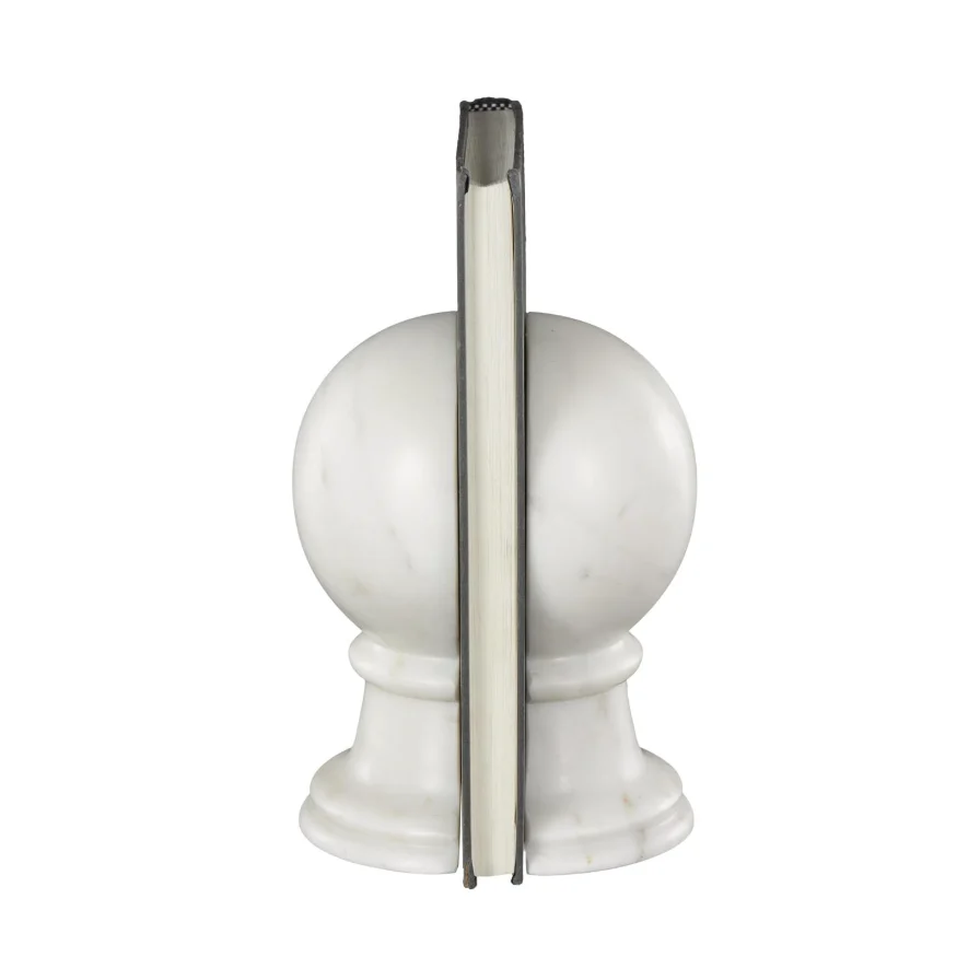 Marble Globe Bookends - Image 2