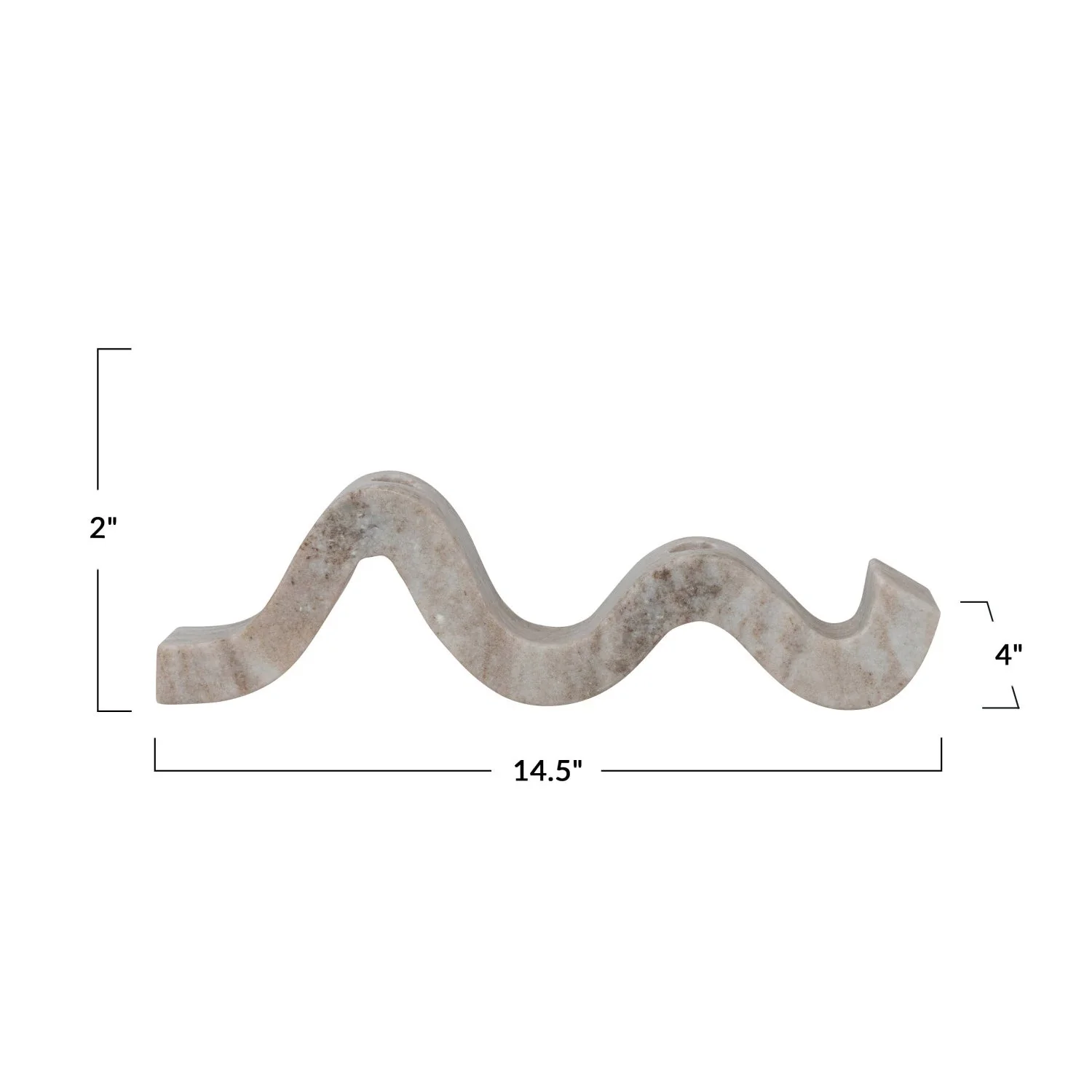 Marble Wave Taper Candle Holder - Image 5