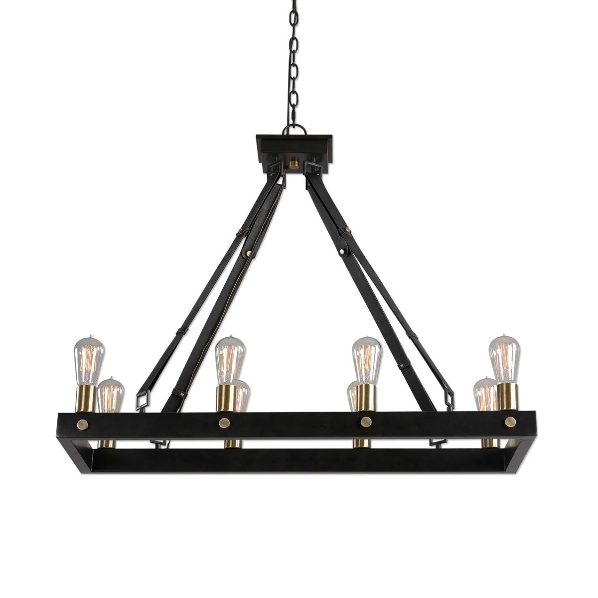Marlow 8-Light Rectangular Chandelier - Image 3