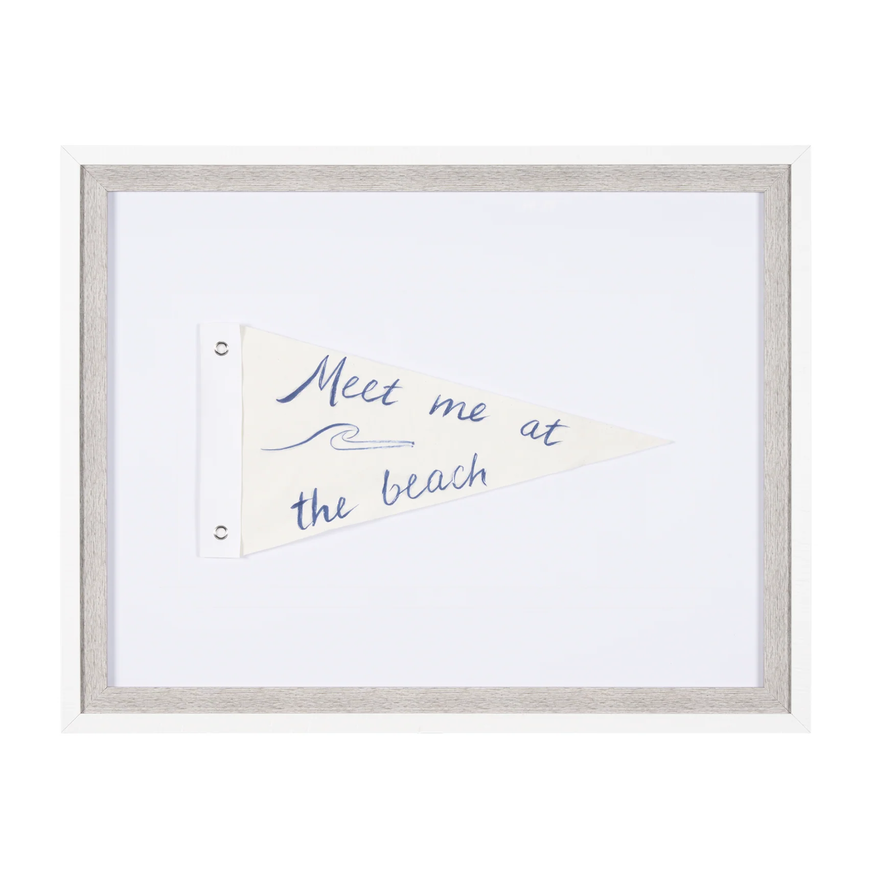 Meet Me at the Beach Framed Print
