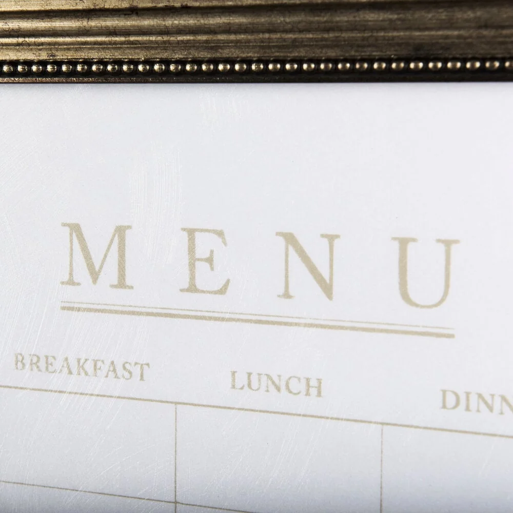 Menu I Framed Wall Art - Image 2