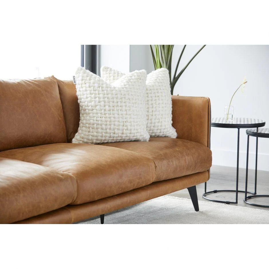 Messina Leather Sofa - Image 7