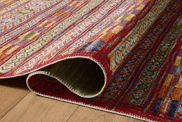Mika Rug in Red/Multi - Image 4