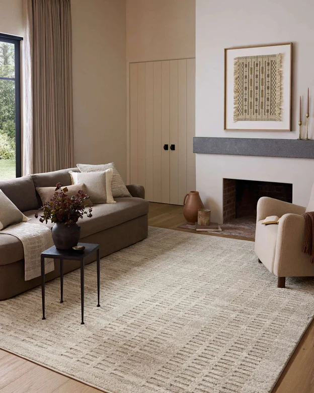 Monty Rug in Ivory / Beige - Image 3