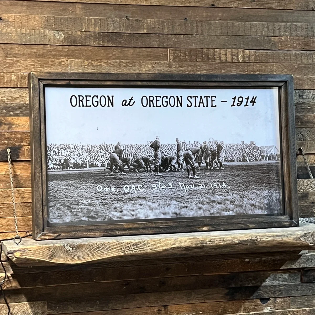 Oregon vs Oregon State Back Lit Frame - Image 5