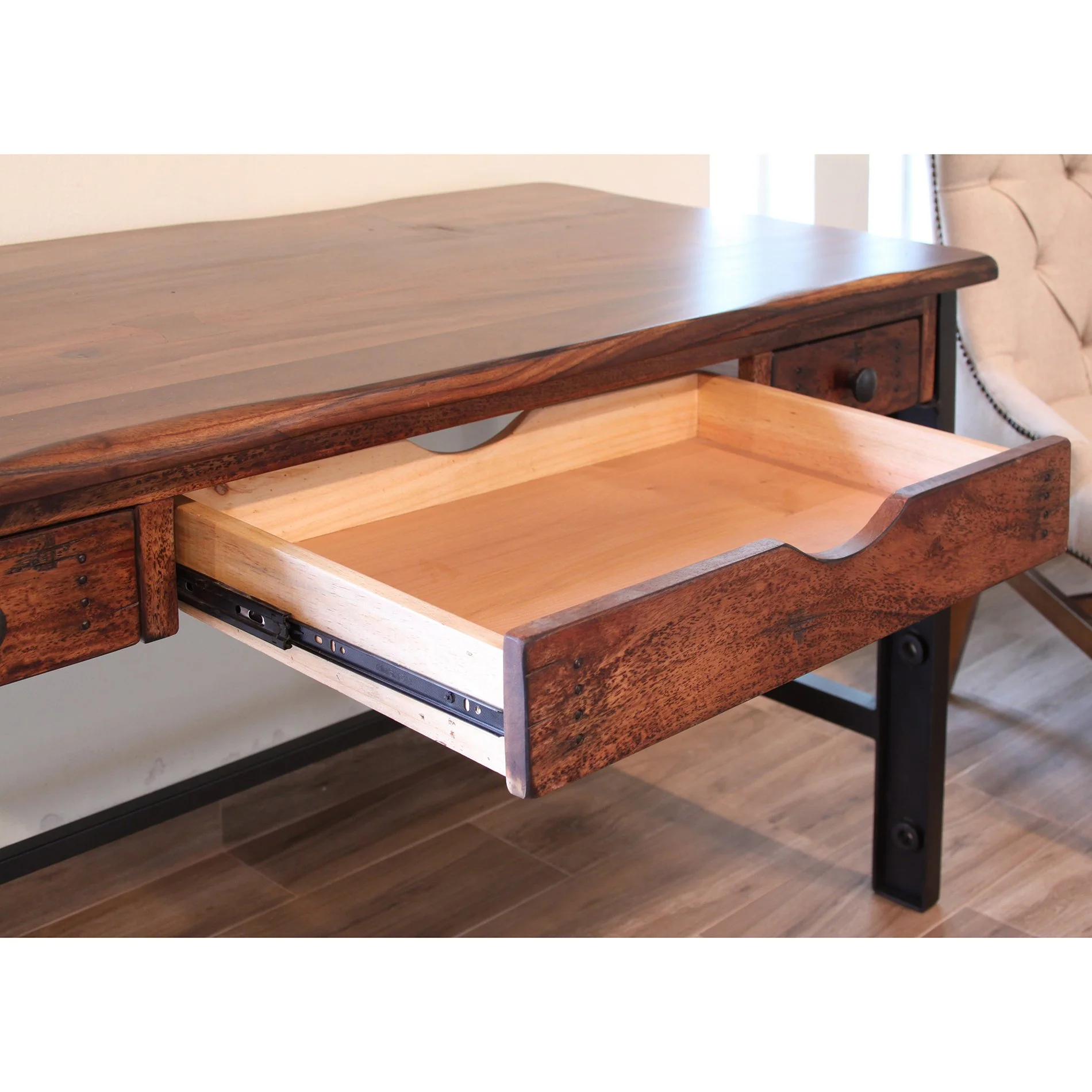 Parota Wood Desk - Image 3