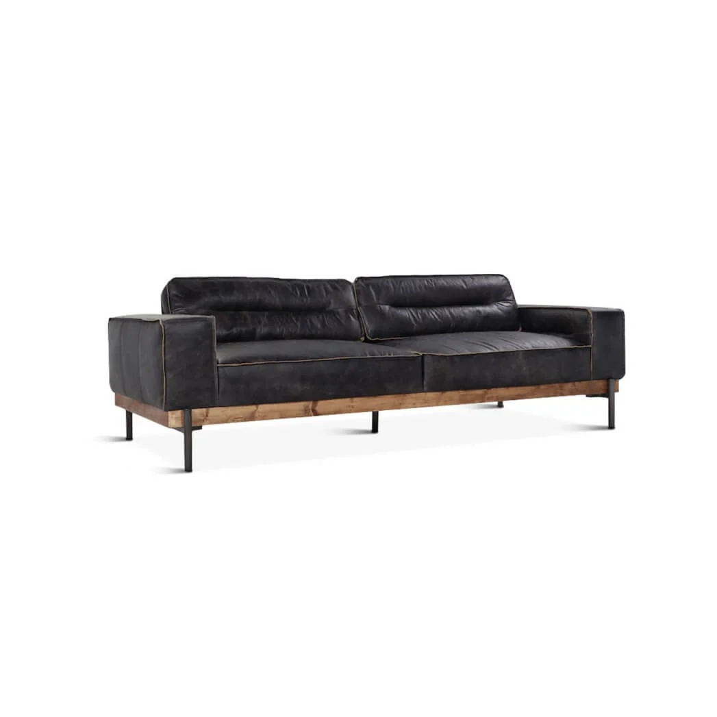 Portofino Distressed Leather Sofa - Image 3