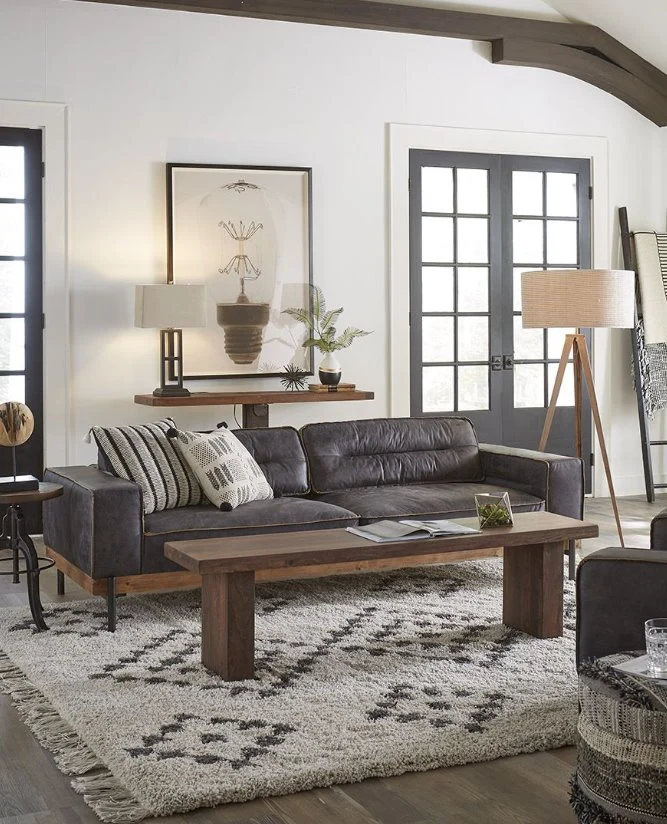 Portofino Distressed Leather Sofa - Image 6