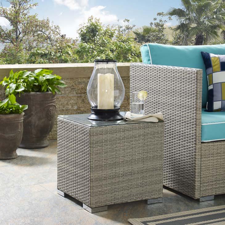 Repose Sunbrella Outdoor Patio Side Table - Image 2