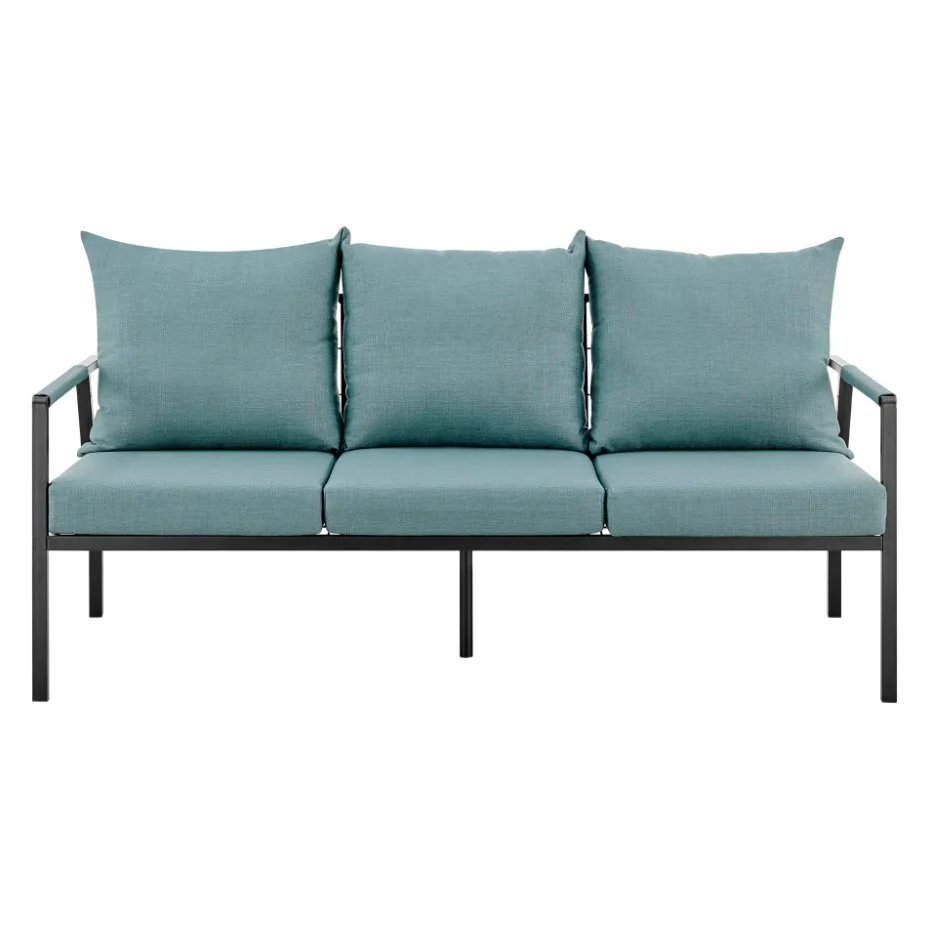 Rivano Fabric Outdoor Sofa 3 Seater - Image 3