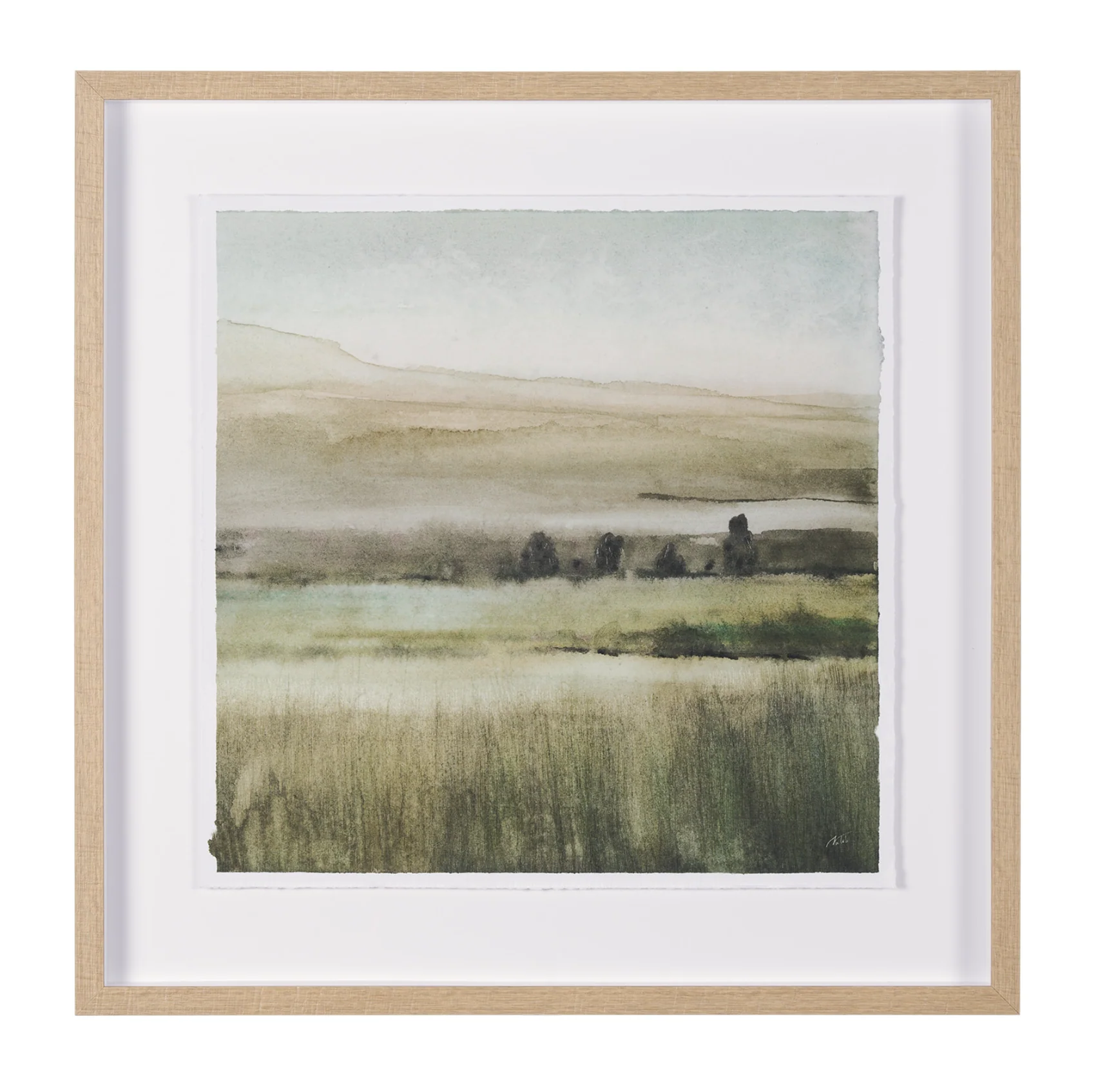 Rolling Fields Framed Art Print - Image 2