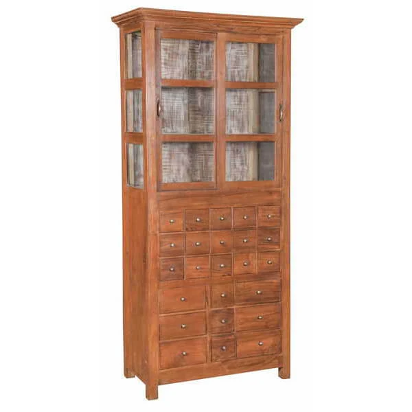 Salvaged Teak Wood Cabinet