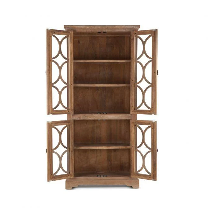 San Rafael Wide Glass Cabinet - Image 5