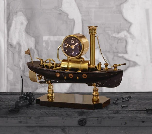 Steamboat Table Clock - Image 3